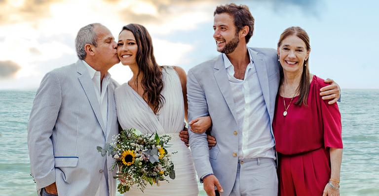Veja lindas cenas do casamento de Maria Monjardim