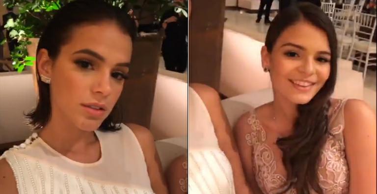 Bruna Marquezine celebra os 15 anos da irmã, Luana