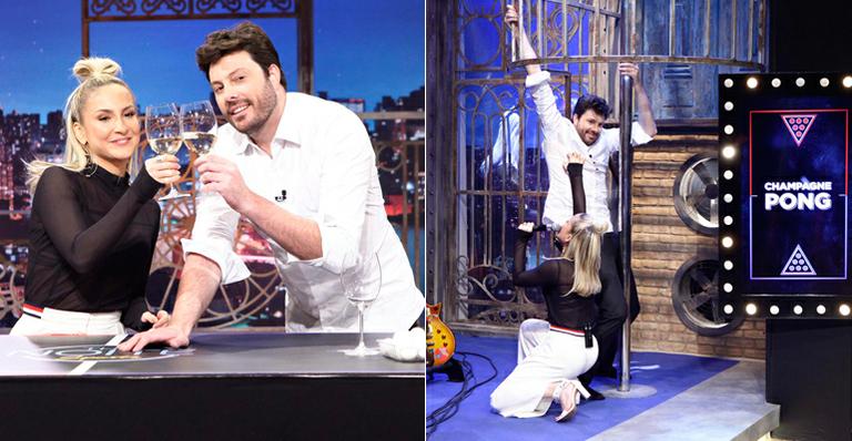 No ‘The Noite’, Claudia Leitte faz pole dance com Danilo Gentili e revela: “Sou uma profeta do axé”