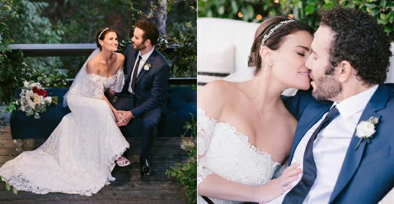 Idina Menzel, de ‘Frozen’ e ‘Glee’, se casa com Aaron Lohr