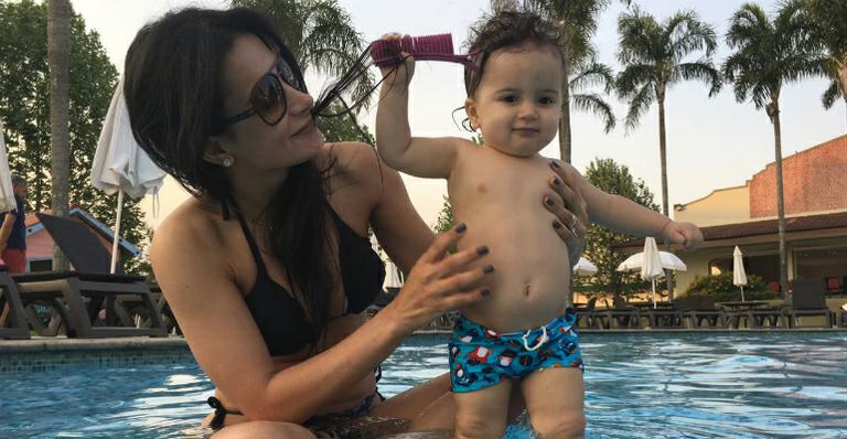 Mamãe Lucilene Caetano: relax com o pequeno Theo