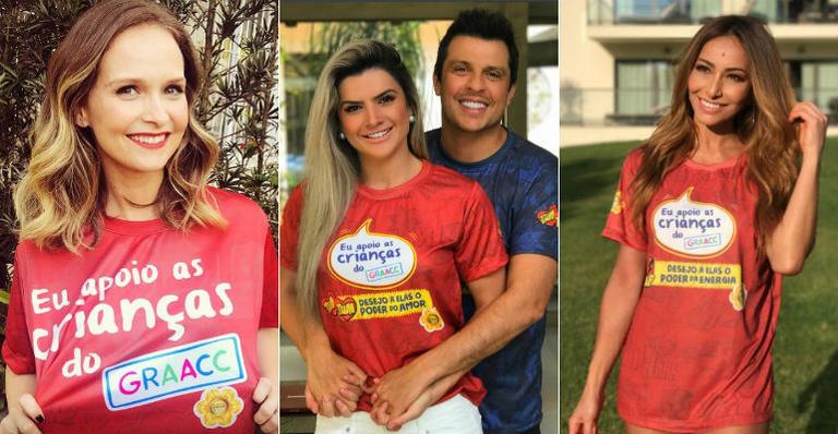 Time de estrelas se une em ação do bem do GRAACC
