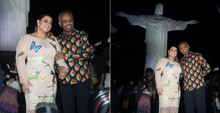 Preta Gil canta com o pai, Gilberto Gil, no Cristo Redentor