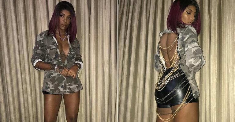 Ludmilla posa arrasadora e avisa: “Não se importe com o meu decote”