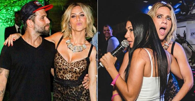 Bruno Gagliasso rouba a cena com calça de oncinha combinando com look de Giovanna Ewbank