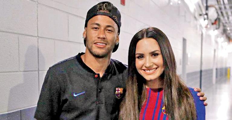 Neymar Jr. deixa recado sugestivo em post de Demi Lovato