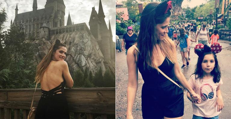 Ingrid Guimarães curte as férias em Orlando