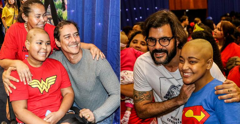 Famosos prestigiam festa beneficente de Dia das Crianças