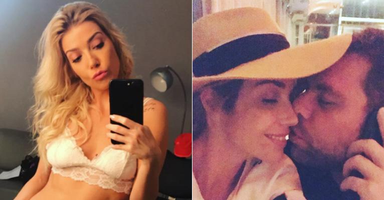 Luiza Possi ganha beijo do namorado e se declara “Meu melhor amigo é o meu amor”