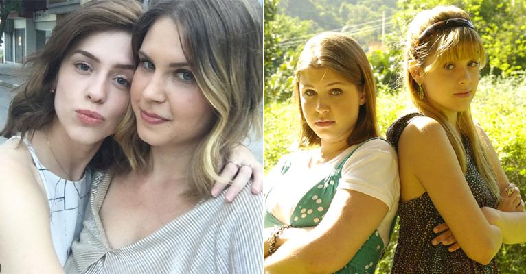 Sophia Abrahão e Carolinie Figueiredo se reencontram 10 anos após interpretarem irmãs em Malhação