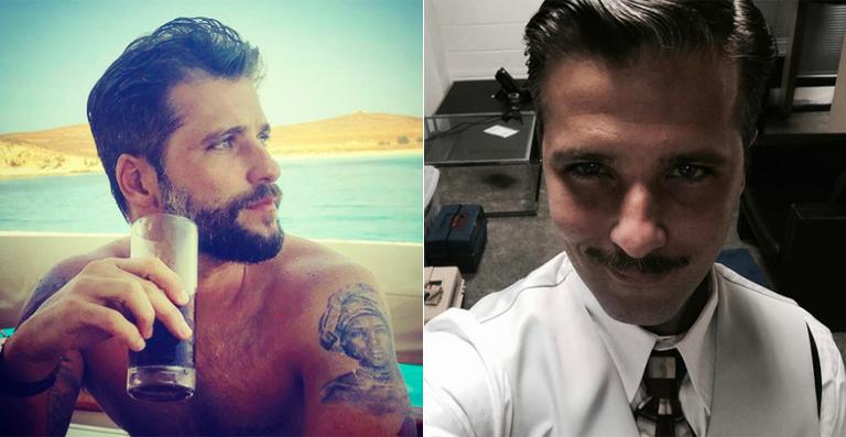 Bruno Gagliasso faz a barba para atuar em série da Globo