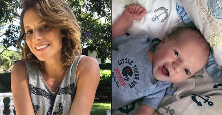 Após parto complicado, Maíra Charken  apresenta o filho, Gael