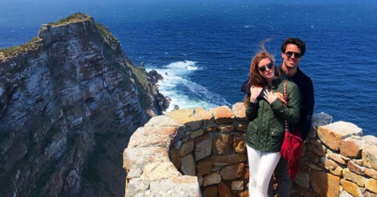 Na África do Sul, Marina Ruy Barbosa conhece o Cabo da Boa Esperança
