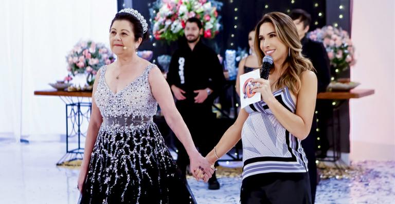 Patricia Abravanel faz festa de debutante para fã de 60 anos