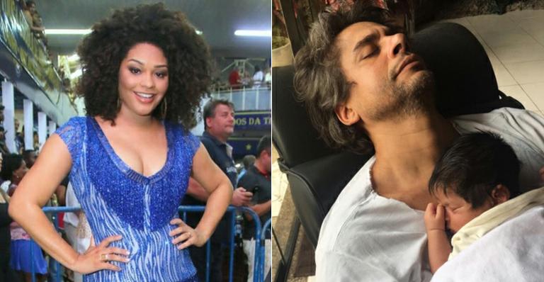 Juliana Alves rebate críticas após ir a escola de samba e deixar filha recém-nascida com o marido