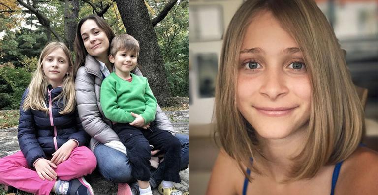 Filha de Gabriela Duarte corta o cabelo e doa para crianças com câncer