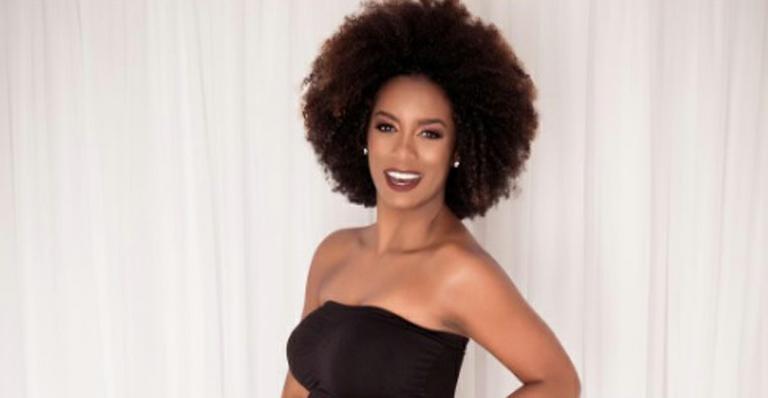 Grávida de 7 meses, Ivi Pizzott faz ensaio de gestante e revela quando voltará ao ‘Domingão do Faustão’