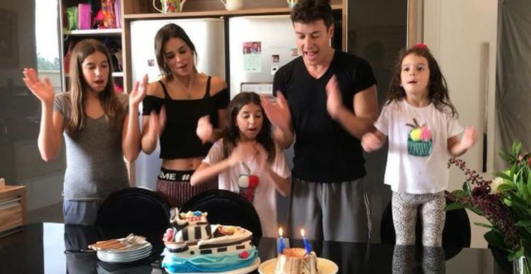 Rodrigo Faro comemora o seu aniversário em família