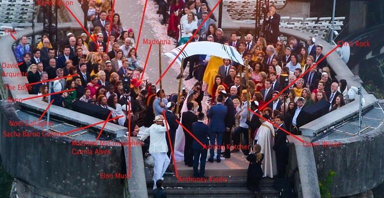 Veja os convidados famosos no casamento de Guy Oseary e Michelle Alves