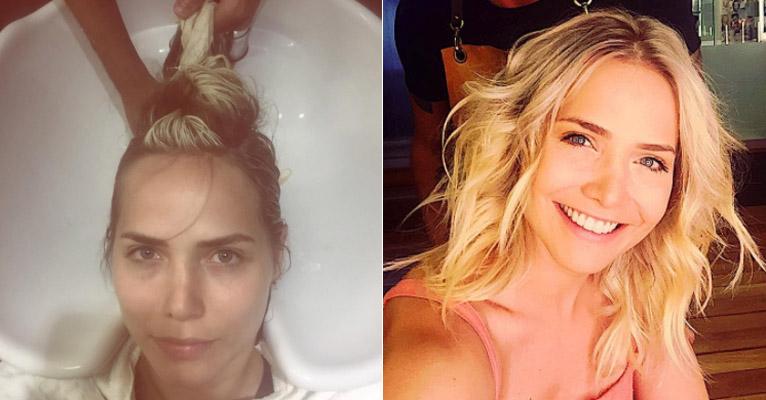 Letícia Colin muda o visual e adota cabelos loiríssimos