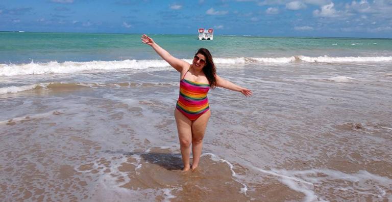 Mariana Xavier curte relax em João Pessoa