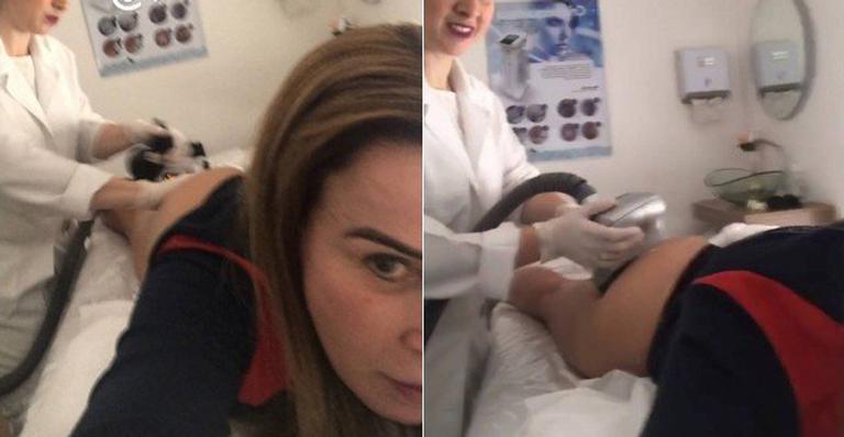 Zilu Camargo mostra tratamento para ficar com o bumbum durinho e sem celulites