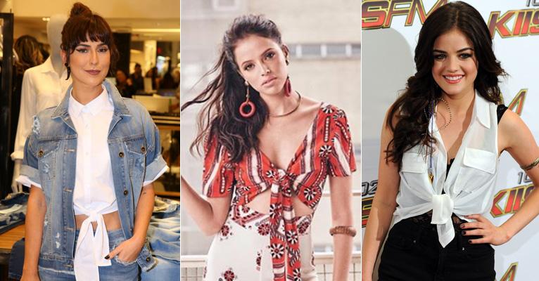 Tie top: blusa com nó é aposta para looks fofos e femininos no verão; saiba mais