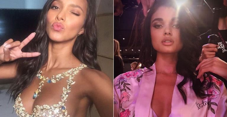 Lais Ribeiro e Daniela Braga mostram os bastidores do Victoria’s Secret Fashion Show