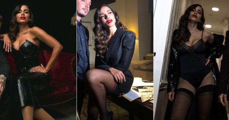 Saiba como se inspirar nos looks “mulher fatal” de Anitta no clipe Downtown