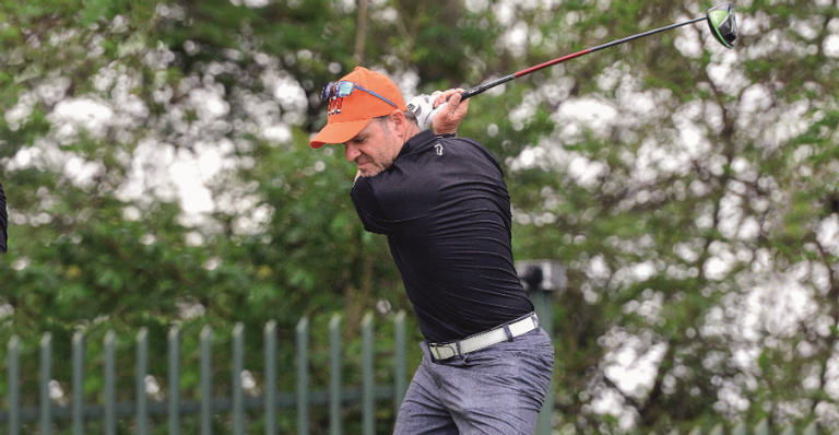 Rubinho Barrichello: disputado jogo de golfe