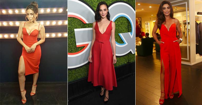 Saiba como usar um vestido vermelho com elegância e sensualidade