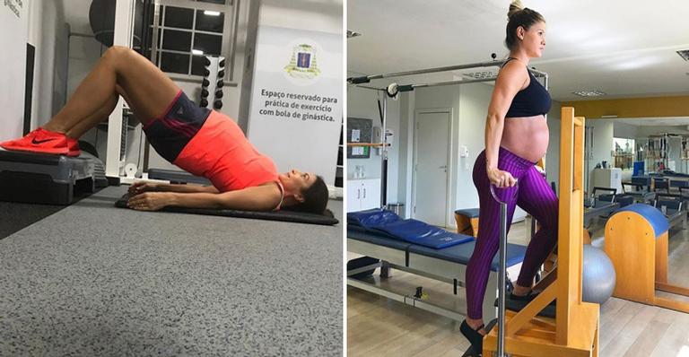 Veja 8 famosas que seguiram com a rotina fitness durante a gravidez