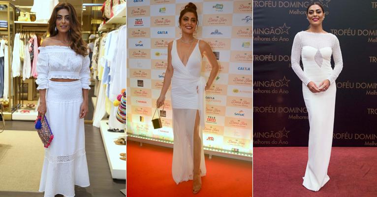 Réveillon: inspire-se em 15 looks total white de Juliana Paes