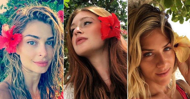 Flores no cabelo: o acessório de verão deixa o penteado mais delicado e romantico