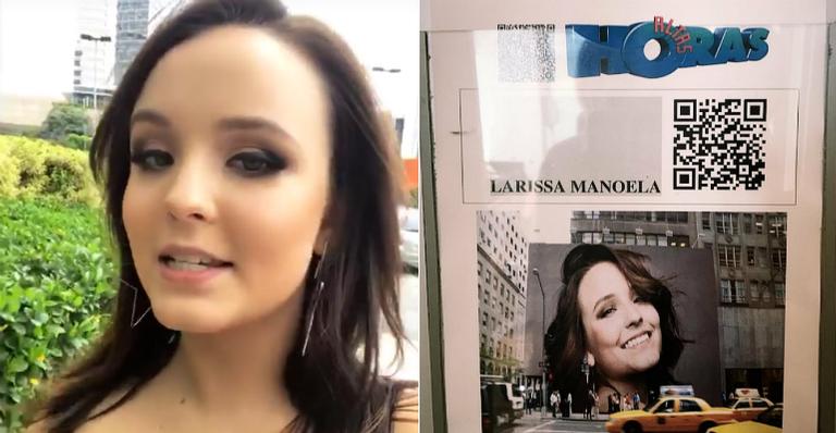 Larissa Manoela grava Altas Horas e agradece Silvio Santos