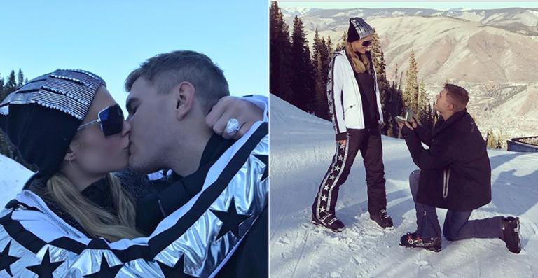 Paris Hilton anuncia o seu noivado com Chris Zylka
