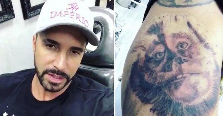 Latino tatua o rosto de seu macaco de estimação no braço: “Que venham as críticas”