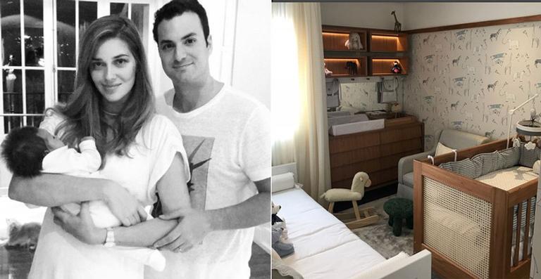 Ana Beatriz Barros mostra a decoração do quarto de seu filho