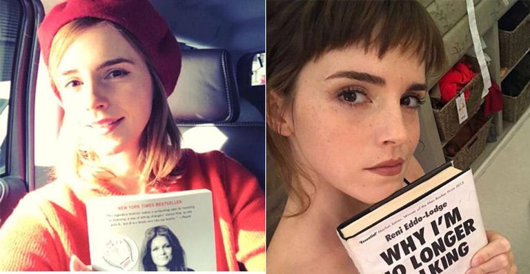Emma Watson adere ao visual com franja curta
