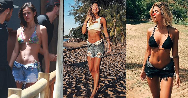 Shorts desabotoado é nova moda entre as famosas