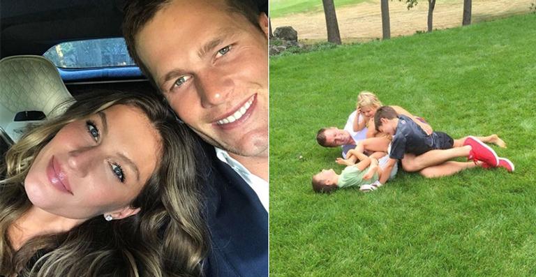 Gisele Bündchen mostra vídeo com momentos em família