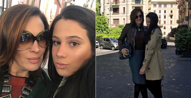 Claudia Raia festeja os 15 anos da filha caçula, Sophia