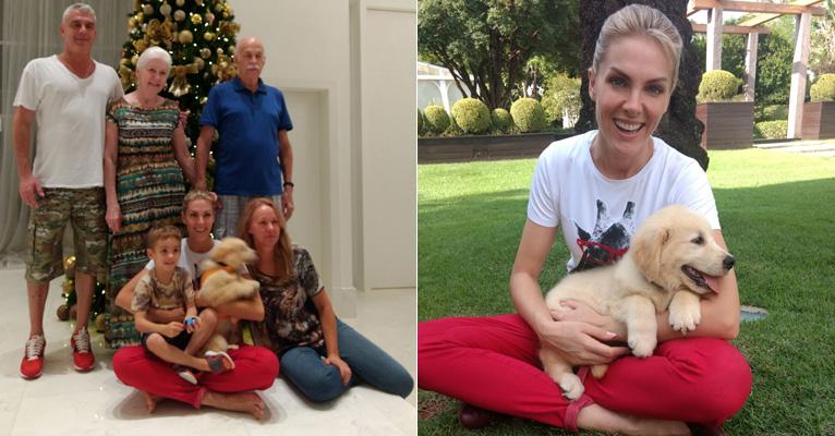 Ação do bem: Ana Hickmann adota cãozinho que vai ajudar deficientes visuais