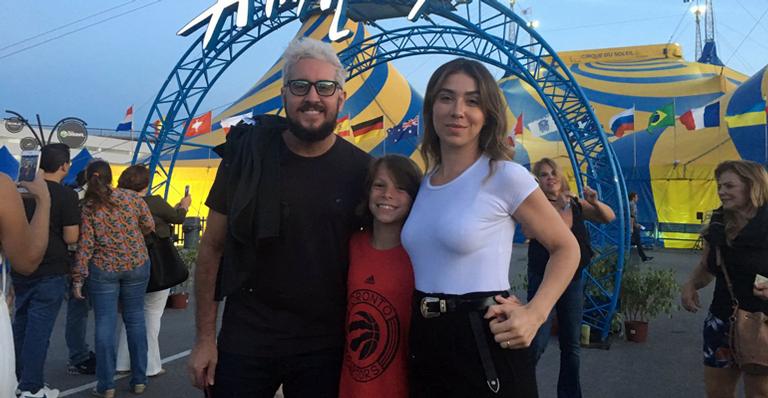 Espetáculo Amaluna recebe vips em sua apresentação na quarta-feira à noite