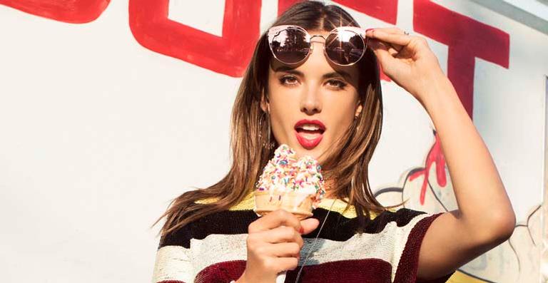 Alessandra Ambrosio é a nova influenciadora da Swarovski