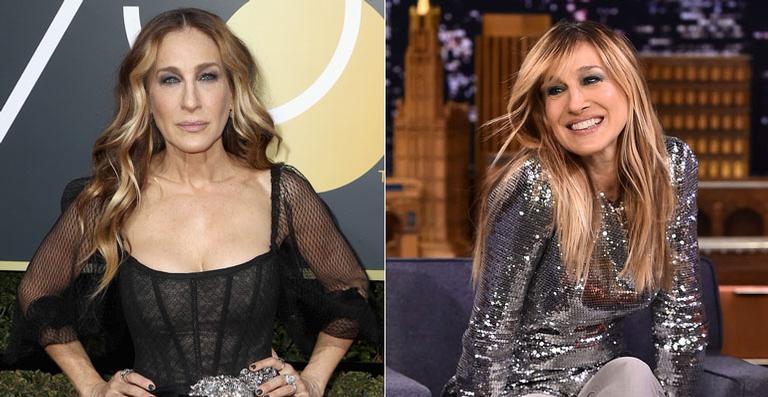 Sarah Jessica Parker adere ao visual com franja