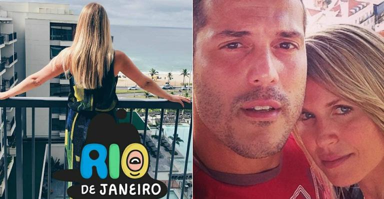 Após polêmica, Susana Werner chega ao Rio de Janeiro
