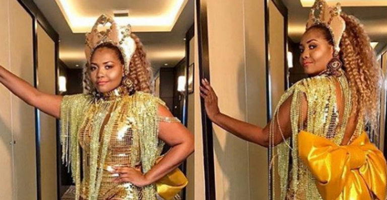Gaby Amarantos mostra look para o Galo da Madrugada