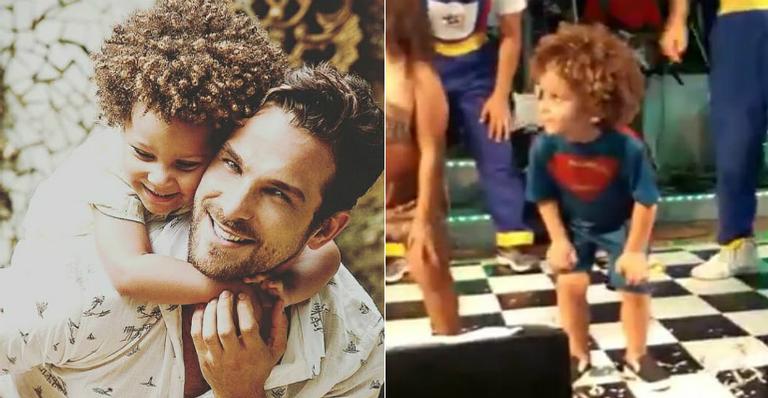 Que fofura! Filho de Igor Rickli se diverte no palco em carnaval infantil