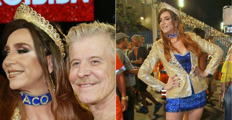 Marisa Orth relembra Magda, de ‘Sai de Baixo’, no desfile da Unidos da Tijuca